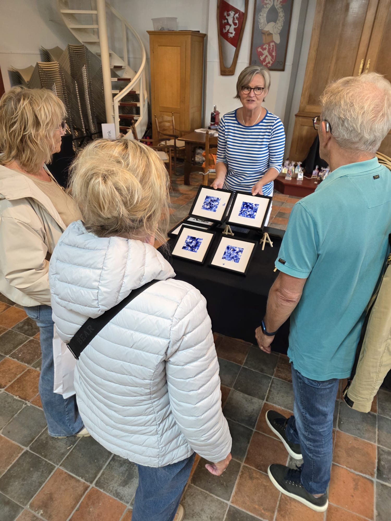 Expositie Blauw & Blauw Alma in gesprek